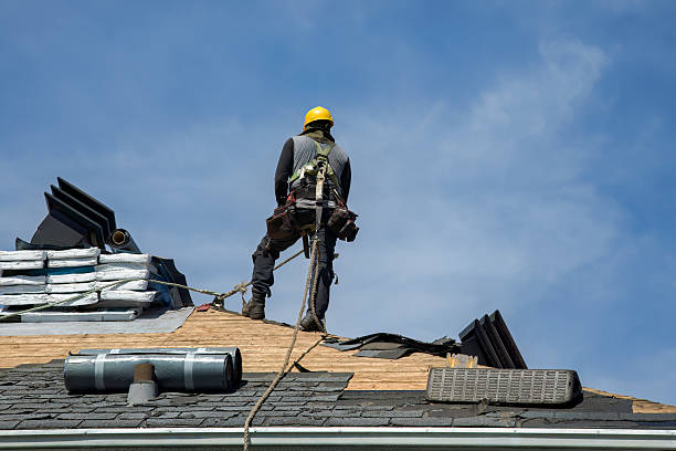 Professional Roofing technician working in Stedman, NC